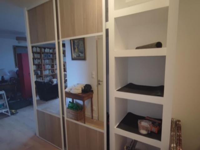 Projet création de dressing sur mesure pour optimisé l'espace de rangement 